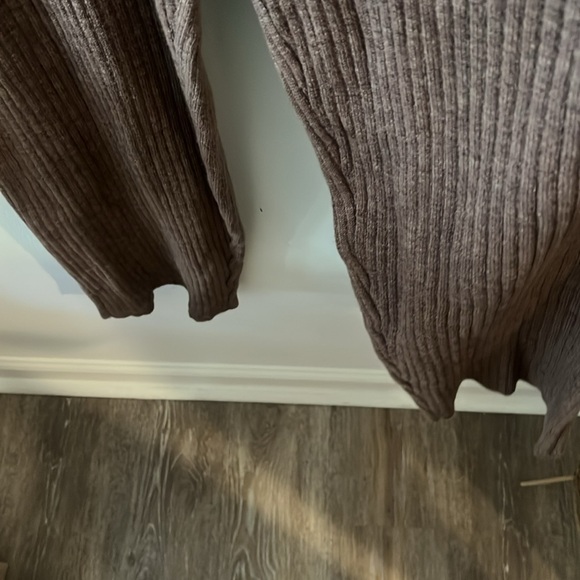 Free People Elegant Brown Ribbed Romber - Picture 10 of 14